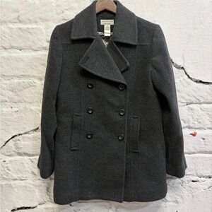 Covington Dark‎ Gray Double-Breasted Pea Coat